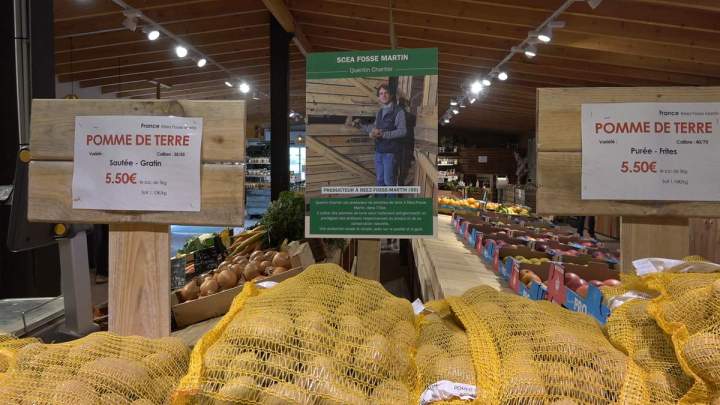 Marché de producteurs à Sennevières